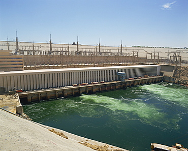 Aswan Dam, Aswan, Egypt, North Africa, Africa