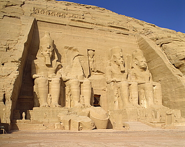 Great Temple of Ramses II, Abu Simbel, UNESCO World Heritage Site, Nubia, Egypt, North Africa, Africa