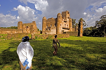 Fasiladas' Palace, The Royal Enclosure, Gonder, Ethiopia, Nortern Ethiopia, Africa