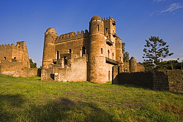 Fasiladas' Palace, The Royal Enclosure, Gonder, Ethiopia, Nortern Ethiopia, Africa