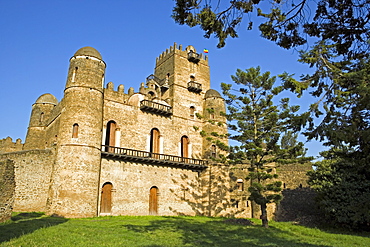 Fasiladas' Palace, The Royal Enclosure, Gonder, Ethiopia, Nortern Ethiopia, Africa