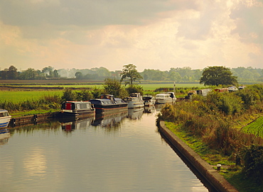 Knowle Locks, Autumn, The Grand Union Canal, West Midlands, England