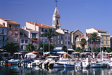 Harbour, Sanary-sur-Mer, Var, Cote d'Azur, Provence, France, Mediterranean, Europe