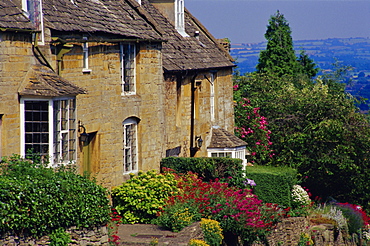 Village houses, Bourton-on-the-Hill, Cotswolds, Gloucestershire, England, UK, Europe