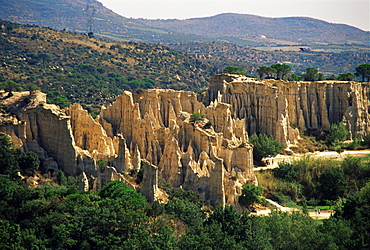 Ille-sur-Tete, Les Orgues, Pyrenees-Orientales, Languedoc-Roussillon, France, Europe