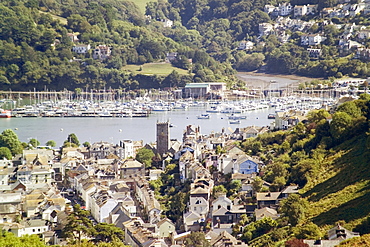 River Dart estuary, Dartmouth, South Hams, Devon, England, United Kingdom, Europe