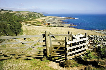 South Devon Way coastal footpath, Prawle Point, South Hams, Devon, England, United Kingdom, Europe