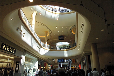 Interior, Bull Ring Shopping Centre, Birmingham, England, United Kingdom, Europe