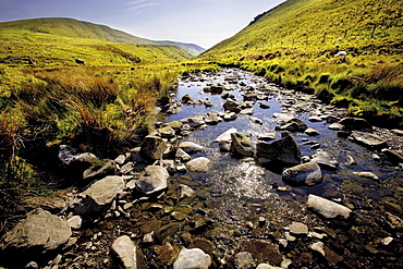 The Elan Valley in the Cambrian Mountains, Powys, mid Wales, United Kingdom, Europe