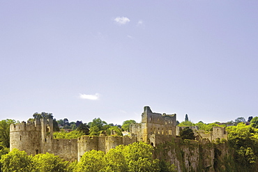 Chepstow Castle, Chepstow, Monmouthshire, Wales, United Kingdom, Europe