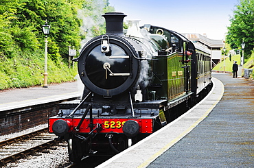 Dartmouth and Paignton Railway, Kingswear Station, Dartmouth, Devon, England, United Kingdom, Europe