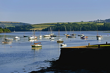 The Kingsbridge estuary, Kingsbridge, Devon, England, United Kingdom, Europe