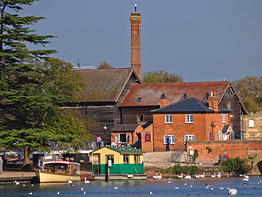 River Avon, Stratford-upon-Avon, Warwickshire, England, United Kingdom, Europe