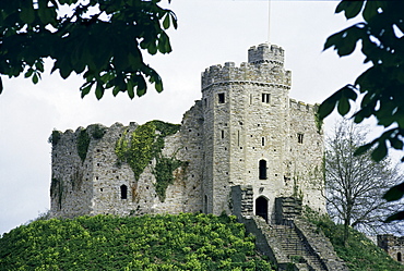 Norman keep, Cardiff Castle, Cardiff, Glamorgan, Wales, United Kingdom, Europe