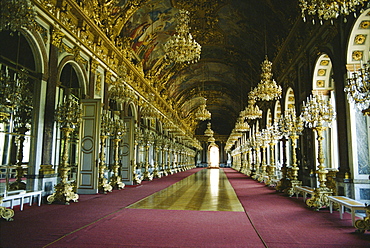 Interior, Herrenchiemsee Castle, Bavaria, Germany, Europe