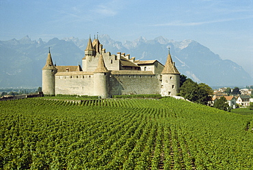 Chateau d'Aigle, Switzerland, Europe