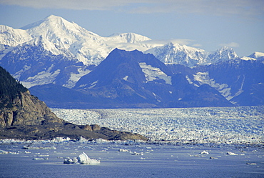 Columbia Glacier, Chugach Mountains, Alaksa, USA, North America