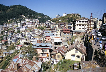 Shimla (Simla), town grown from Raj hill station, Himachal Pradesh, India, Asia