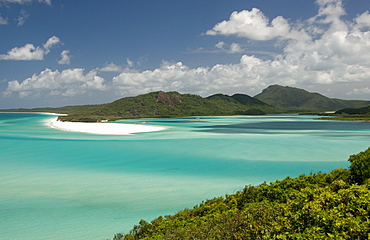 Whitehaven Beach and Hill Inlet, Whitsunday Island, Queensland, Australia, Pacific