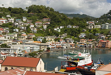 The Carenage (the old harbour), St. George's, Grenada, Windward Islands, West Indies, Caribbean, Central America