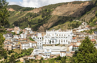 El Santuario de la Virgen del Cisne, in village of El Cisne, near Loja, Southern Highlands, Ecuador, South America