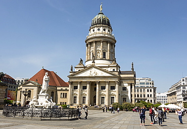 Franzosicher Dom at north end of Gendarmenmarkt, Berlin, Germany, Europe