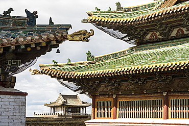 Erdenezuu Buddhist Monastery, at Kharkhorin, Genghis Khan's capital city, Mongolia, Asia