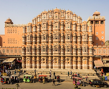 Hawa Mahal, Jaipur, Rajasthan, India, Asia