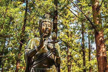 Seiryu-ji Buddhist temple built 1982 on outskists of Aomori, northern Honshu, Japan