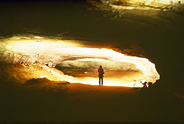 Cleveland Avenue passage in Mammoth Cave System, Kentucky, United States of America, North America