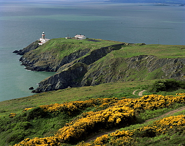 Howth Head lighthouse, County Dublin, Eire (Republic of Ireland), Europe