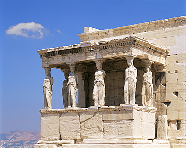 The Erechtheion, Acropolis, UNESCO World Heritage Site, Athens, Greece, Europe