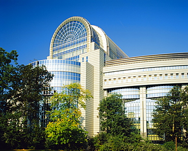 New wing of the European Parliament, Brussels, Belgium