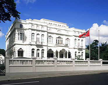 The Prime Minister's office, known as Whitehall, Port of Spain, Trinidad, Trinidad & Tobago, West Indies, Caribbean, Central America