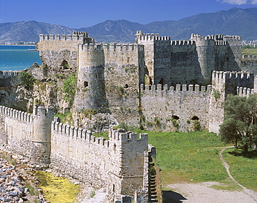 Exterior of Mamure Castle, Anamur, Cilicia, Anatolia, Turkey, Asia Minor