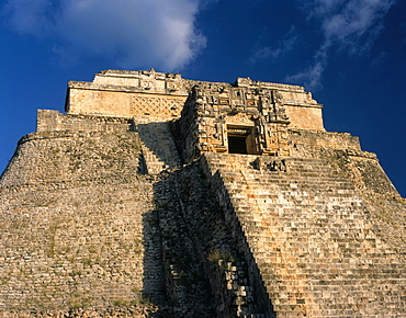 Pyramid of the Magician, Uxmal, UNESCO World Heritage Site, Yucatan, Mexico, North America