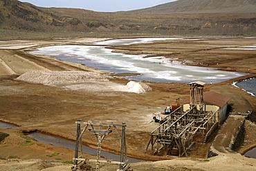 Pedro Lume Salt Pans, Sal, Cape Verde Islands, Africa