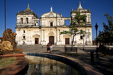 Cathedral, Leon, Nicaragua, Central America