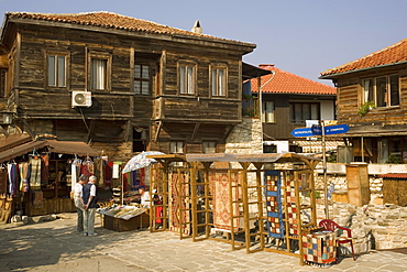 Shops, Nessebar, Bulgaria, Europe