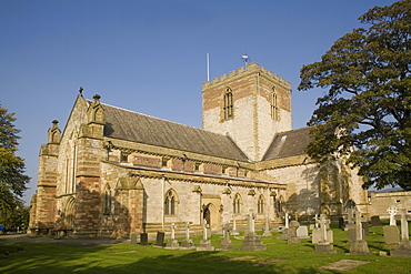 St. Asaph cathedral, said to be the smallest cathedral in Britain, Denbighshire, Wales, United Kingdom, Europe