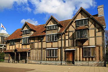 Shakespeare's birthplace, Stratford-upon-Avon, Warwickshire, England, United Kingdom, Europe