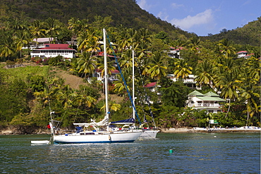 Marigot Bay, St. Lucia, Windward Islands, West Indies, Caribbean, Central America