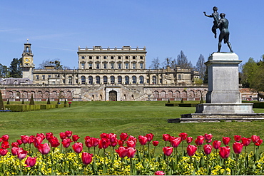 Cliveden House from parterre, Buckinghamshire, England, United Kingdom, Europe