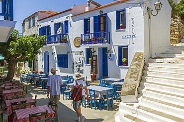 In the Kastro, Hora, Alonnisos, Sporades, Greek Islands, Greece, Europe