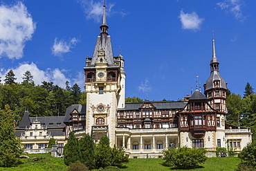 Peles castle, Sinaia, Wallachia, Romania, Europe