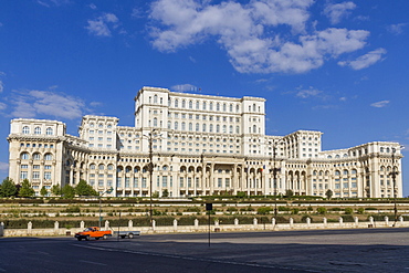 Palace of Parliament, the world's second largest building after the Pentagon, Bucharest, Romania, Europe