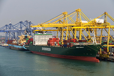 Laem Chabang, port for Bangkok, Thailand, Southeast Asia, Asia