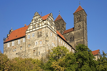 Schloss Quedlinburg, Harz, Saxony-Anhalt, Germany, Europe