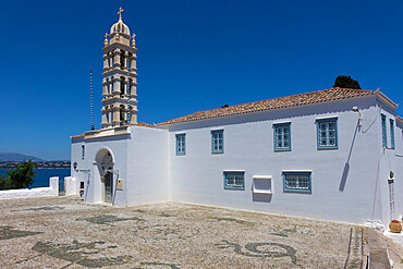 St. Nicholas Monastery, Spetses, Saronic Islands, Greek Islands, Greece, Europe