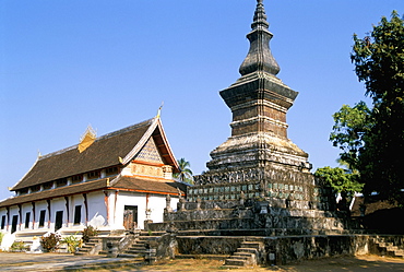 Wat That Luang, Luang Prabang, UNESCO World Heritage Site, Laos, Indochina, Southeast Asia, Asia